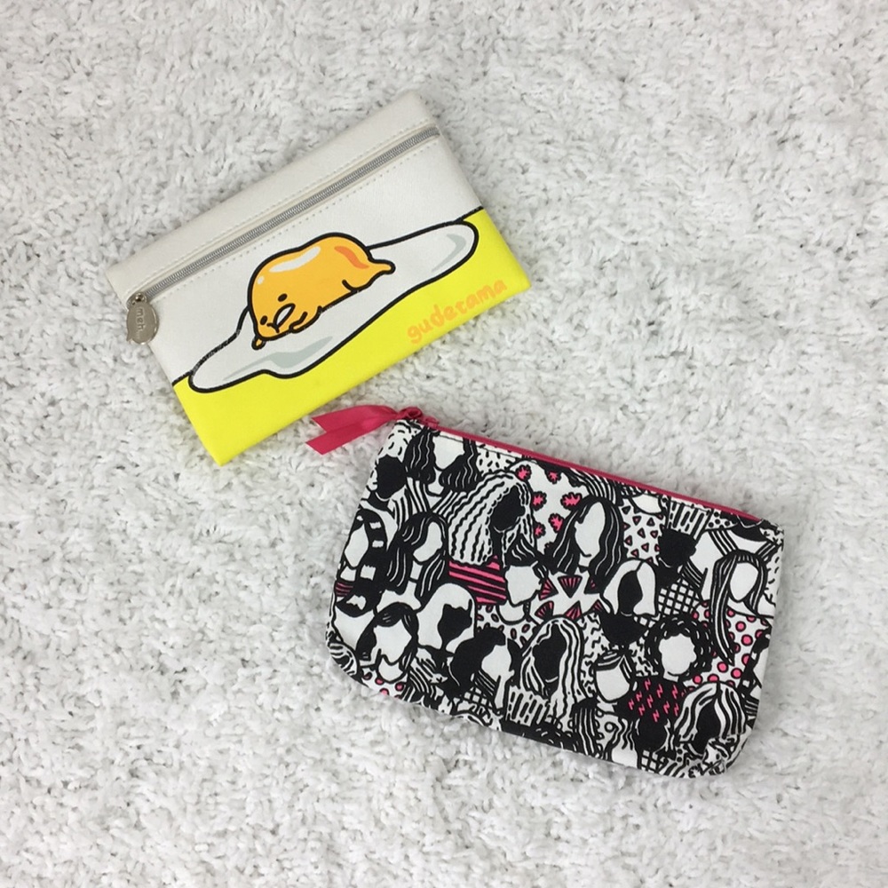 Set of 2 Ipsy Cosmetic Bags